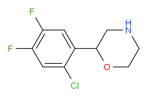 2-(2-chloro-4,5-difluorophenyl)morpholine