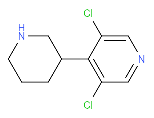3,5-dichloro-4-(piperidin-3-yl)pyridine