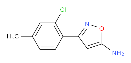 3-(2-chloro-4-methylphenyl)-1,2-oxazol-5-amine