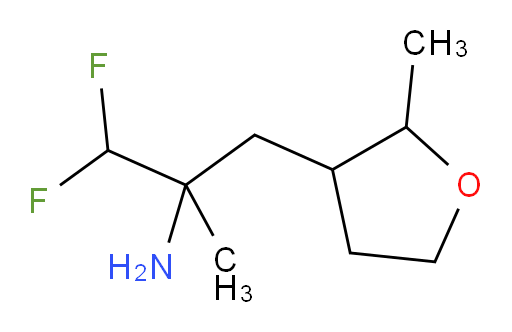 1,1-difluoro-2-methyl-3-(2-methyltetrahydrofuran-3-yl)propan-2-amine
