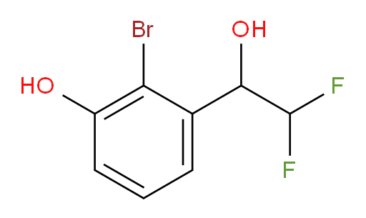 2-bromo-3-(2,2-difluoro-1-hydroxyethyl)phenol