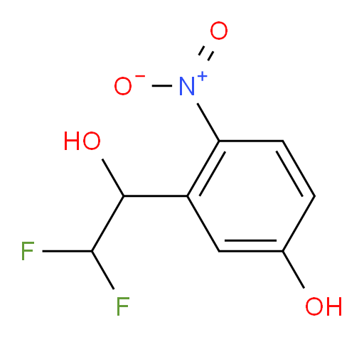 3-(2,2-difluoro-1-hydroxyethyl)-4-nitrophenol