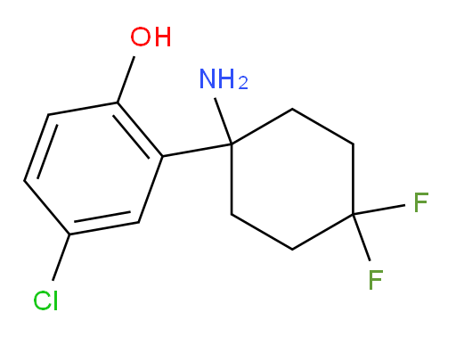 2-(1-amino-4,4-difluorocyclohexyl)-4-chlorophenol