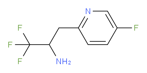 1,1,1-trifluoro-3-(5-fluoropyridin-2-yl)propan-2-amine