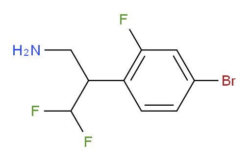 2-(4-bromo-2-fluorophenyl)-3,3-difluoropropan-1-amine