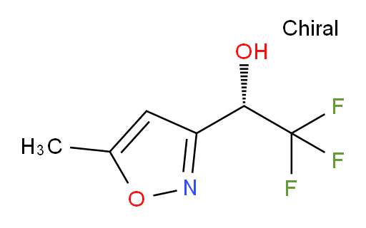 (1S)-2,2,2-trifluoro-1-(5-methyl-1,2-oxazol-3-yl)ethan-1-ol