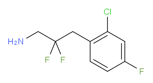 3-(2-chloro-4-fluorophenyl)-2,2-difluoropropan-1-amine
