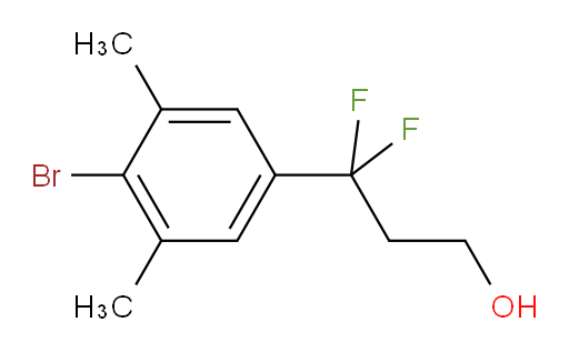 3-(4-bromo-3,5-dimethylphenyl)-3,3-difluoropropan-1-ol