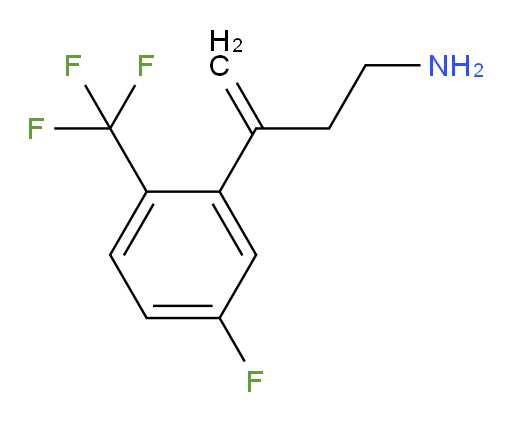 3-[5-fluoro-2-(trifluoromethyl)phenyl]but-3-en-1-amine