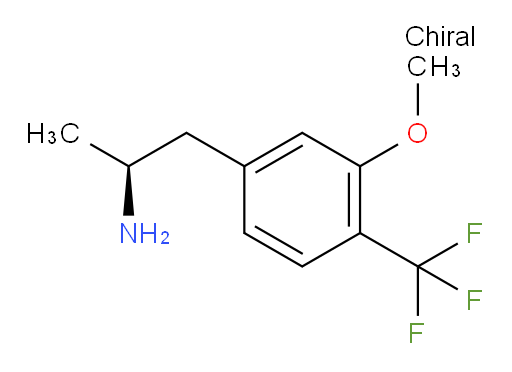 (2S)-1-[3-methoxy-4-(trifluoromethyl)phenyl]propan-2-amine