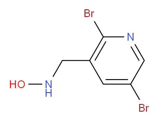 N-[(2,5-dibromopyridin-3-yl)methyl]hydroxylamine