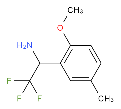 2,2,2-trifluoro-1-(2-methoxy-5-methylphenyl)ethan-1-amine