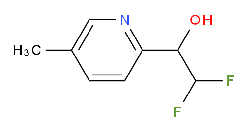 2,2-difluoro-1-(5-methylpyridin-2-yl)ethan-1-ol