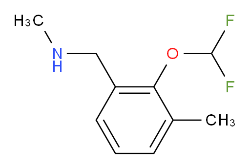 {[2-(difluoromethoxy)-3-methylphenyl]methyl}(methyl)amine