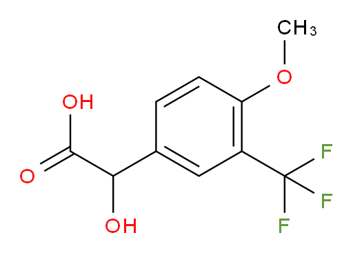 2-hydroxy-2-[4-methoxy-3-(trifluoromethyl)phenyl]acetic acid