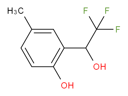 4-methyl-2-(2,2,2-trifluoro-1-hydroxyethyl)phenol