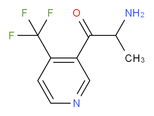 2-amino-1-[4-(trifluoromethyl)pyridin-3-yl]propan-1-one
