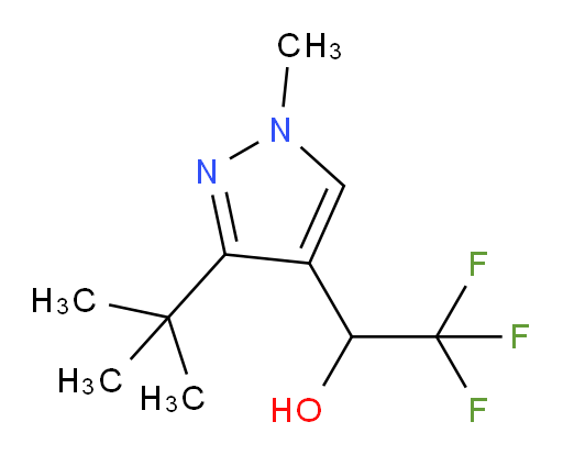 1-(3-tert-butyl-1-methyl-1H-pyrazol-4-yl)-2,2,2-trifluoroethan-1-ol