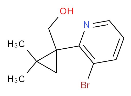 [1-(3-bromopyridin-2-yl)-2,2-dimethylcyclopropyl]methanol