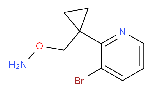 O-{[1-(3-bromopyridin-2-yl)cyclopropyl]methyl}hydroxylamine