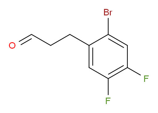 3-(2-bromo-4,5-difluorophenyl)propanal