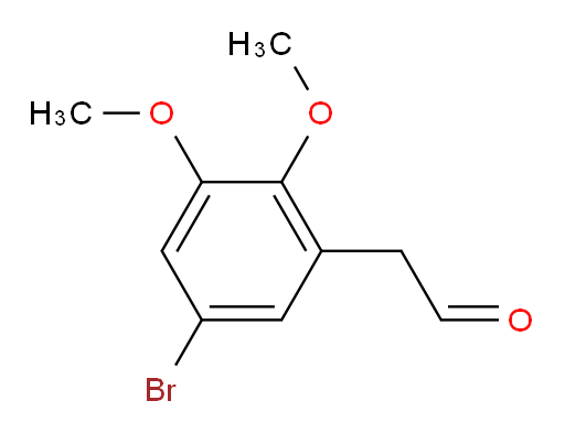 2-(5-bromo-2,3-dimethoxyphenyl)acetaldehyde