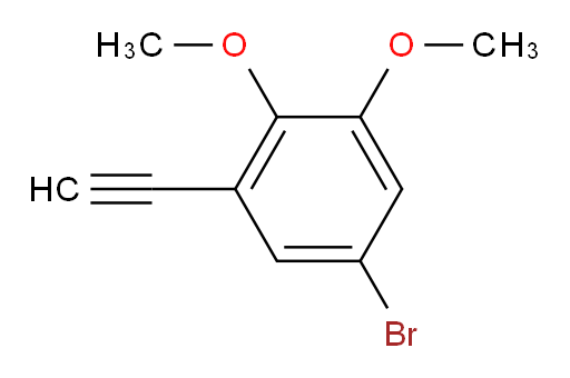 5-bromo-1-ethynyl-2,3-dimethoxybenzene