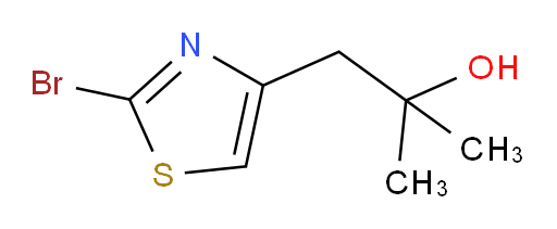1-(2-bromo-1,3-thiazol-4-yl)-2-methylpropan-2-ol