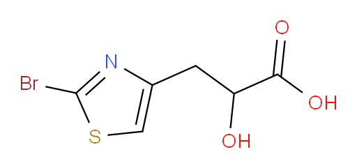 3-(2-bromo-1,3-thiazol-4-yl)-2-hydroxypropanoic acid
