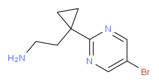 2-[1-(5-bromopyrimidin-2-yl)cyclopropyl]ethan-1-amine