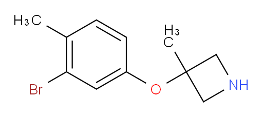 3-(3-bromo-4-methylphenoxy)-3-methylazetidine