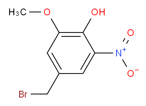 4-(bromomethyl)-2-methoxy-6-nitrophenol