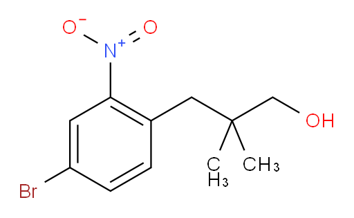 3-(4-bromo-2-nitrophenyl)-2,2-dimethylpropan-1-ol