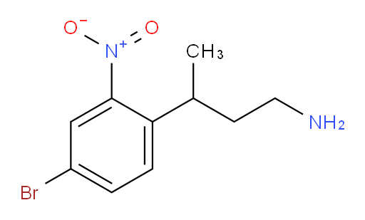 3-(4-bromo-2-nitrophenyl)butan-1-amine