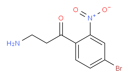 3-amino-1-(4-bromo-2-nitrophenyl)propan-1-one