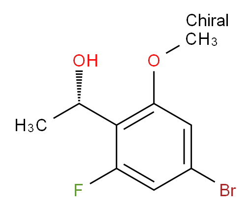 (1S)-1-(4-bromo-2-fluoro-6-methoxyphenyl)ethan-1-ol