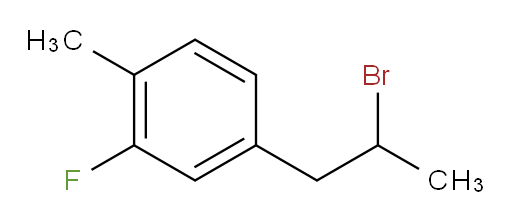 4-(2-bromopropyl)-2-fluoro-1-methylbenzene