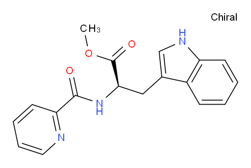 methyl (2R)-3-(1H-indol-3-yl)-2-[(pyridin-2-yl)formamido]propanoate