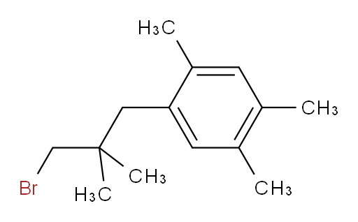 1-(3-bromo-2,2-dimethylpropyl)-2,4,5-trimethylbenzene