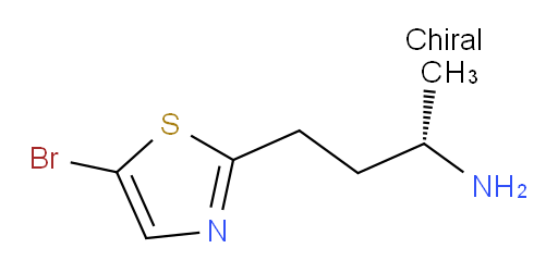 (2S)-4-(5-bromo-1,3-thiazol-2-yl)butan-2-amine