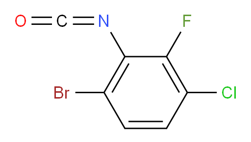 1-bromo-4-chloro-3-fluoro-2-isocyanatobenzene