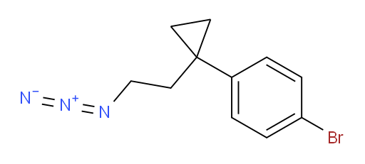 1-[1-(2-azidoethyl)cyclopropyl]-4-bromobenzene