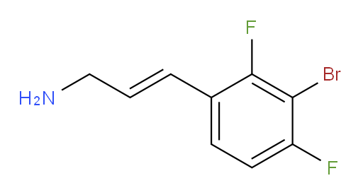 3-(3-bromo-2,4-difluorophenyl)prop-2-en-1-amine