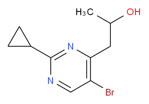 1-(5-bromo-2-cyclopropylpyrimidin-4-yl)propan-2-ol
