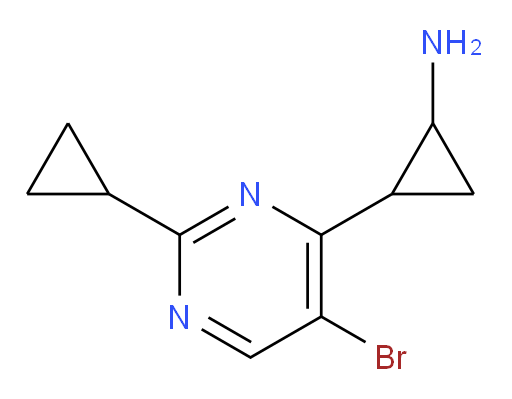 2-(5-bromo-2-cyclopropylpyrimidin-4-yl)cyclopropan-1-amine