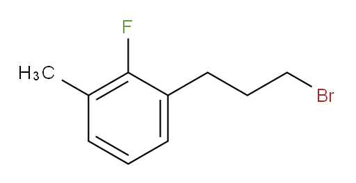 1-(3-bromopropyl)-2-fluoro-3-methylbenzene