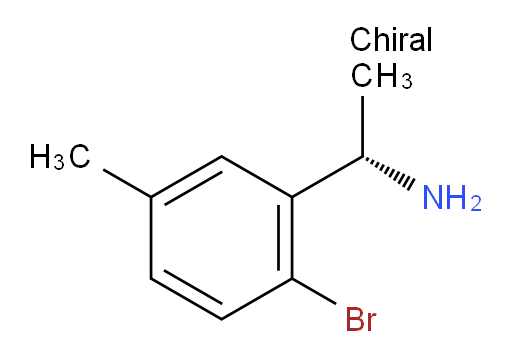 (1S)-1-(2-bromo-5-methylphenyl)ethan-1-amine