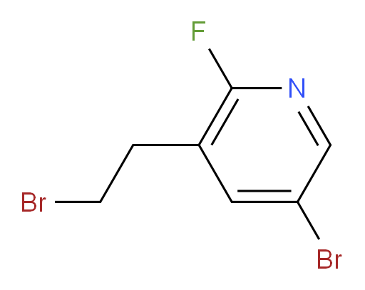 5-bromo-3-(2-bromoethyl)-2-fluoropyridine