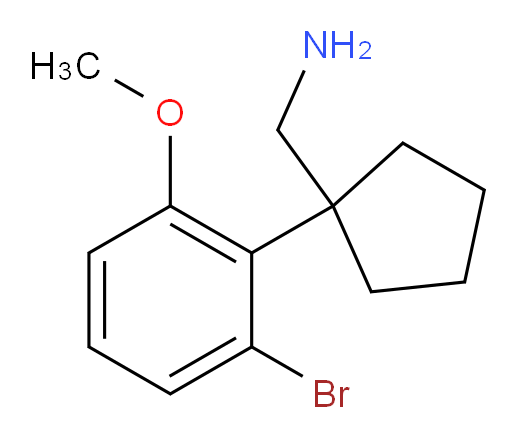 [1-(2-bromo-6-methoxyphenyl)cyclopentyl]methanamine