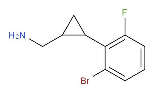 [2-(2-bromo-6-fluorophenyl)cyclopropyl]methanamine